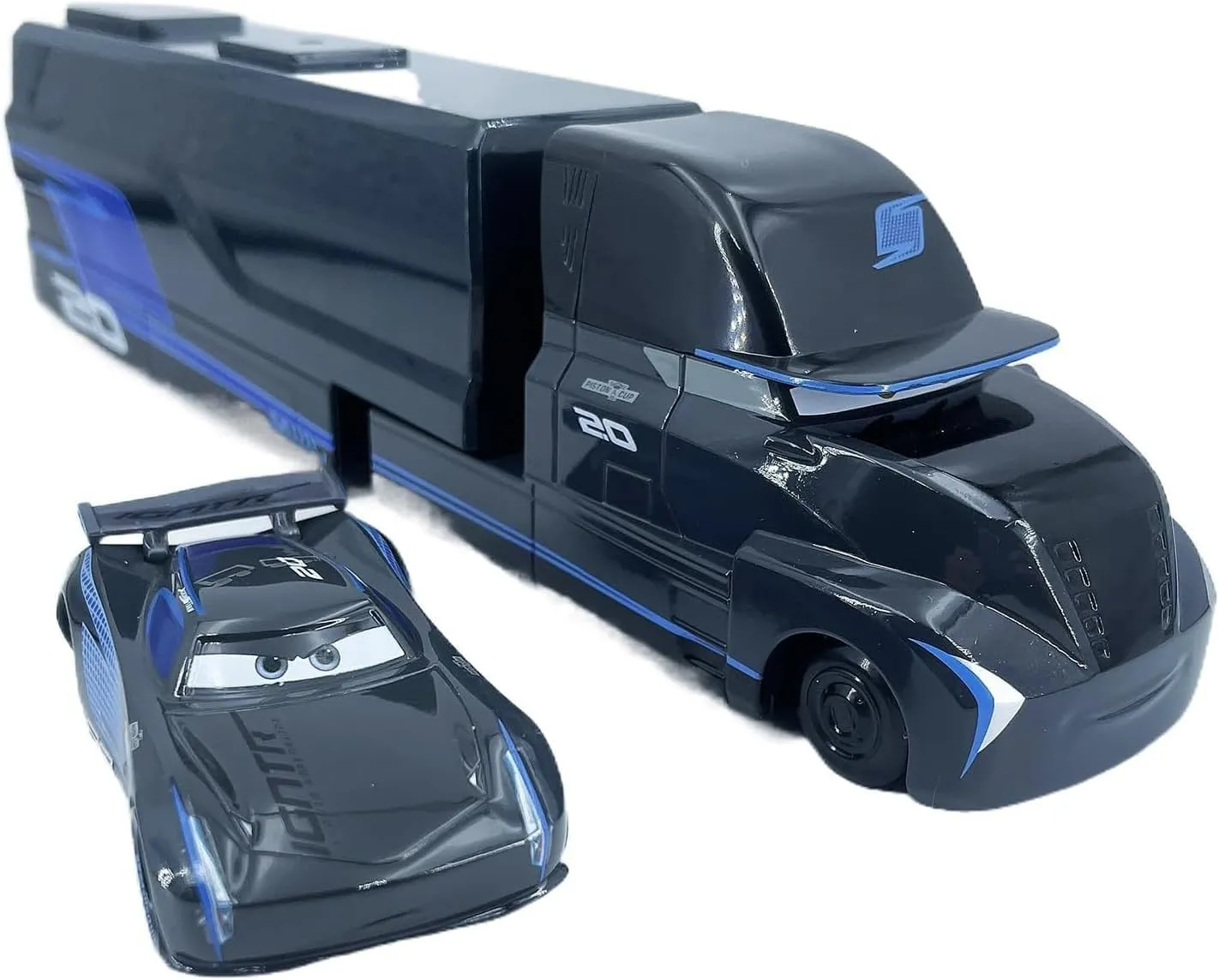 Jackson Storm Hauler & Jackson Storm Hauler conceit Racer Speed 2PCS Vehicles , McQueen Jackson Storm Cruz Ramirez Vehicles Movie Cars 2 3 
