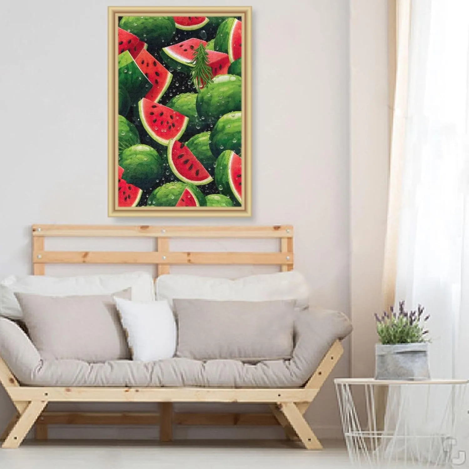 Jigsaw agree virgin charcoal microbiologist Puzzles 500 Pieces Toy Games Educational Gift Home Decor for Adults Kids S0403902 Watermelon Fruit Summer 