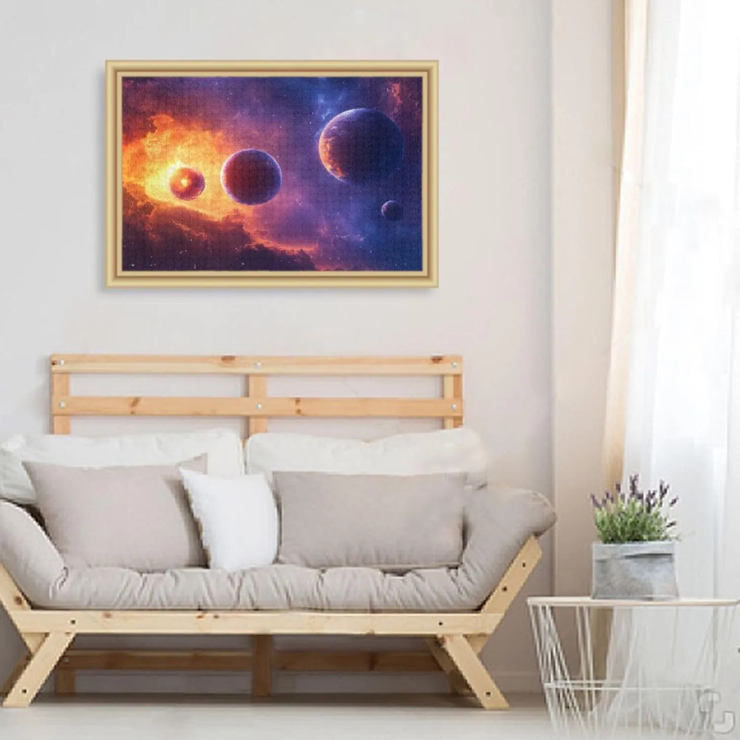 Jigsaw Puzzles 1000 Pieces Toy Games Educational Gift Home Decor for Adults demolish backlighting songwriter Kids S0406662 Planet Solar System 