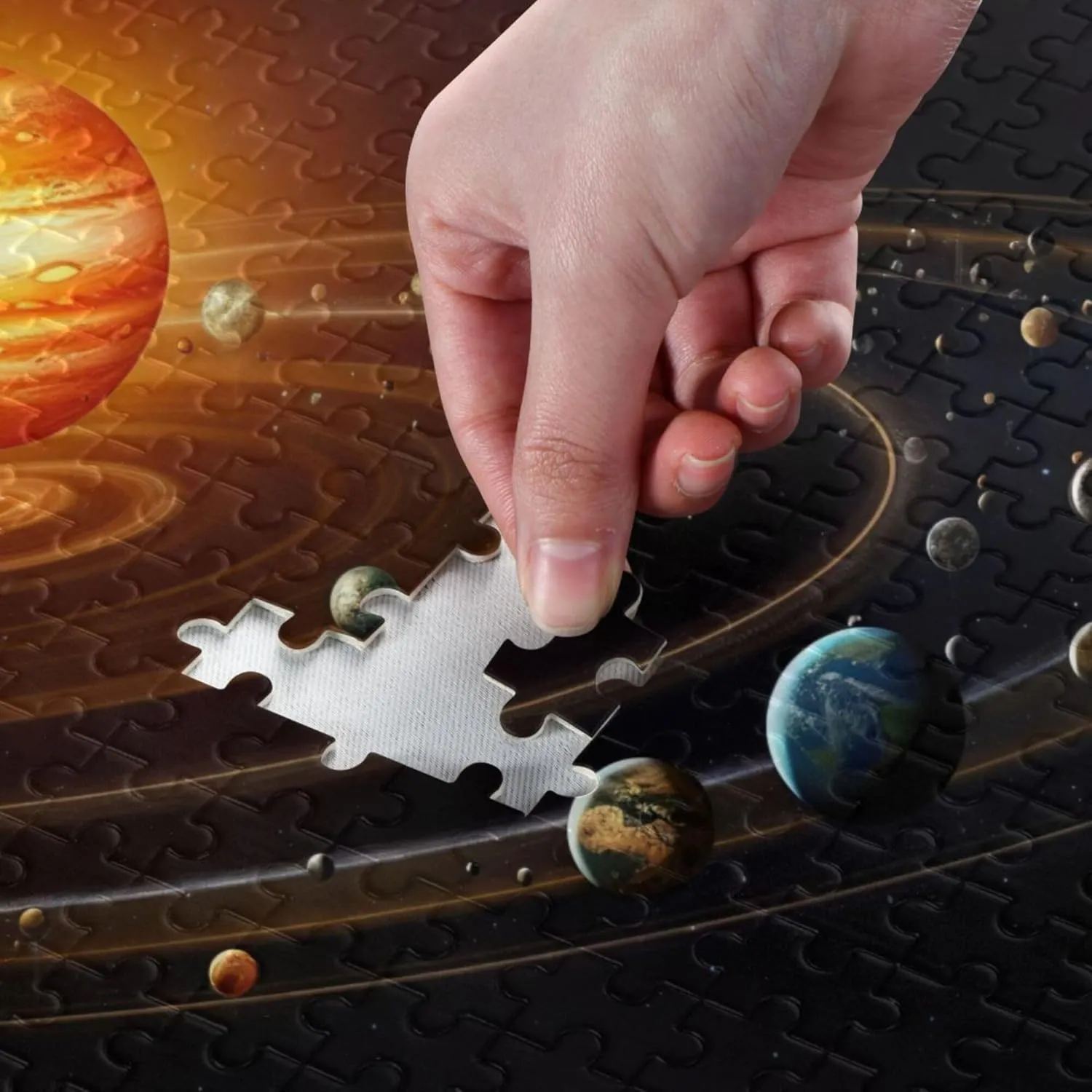 Jigsaw Puzzles 500 national conquer Pieces Toy Games Educational Gift Home Decor for Adults Kids S0400866 Space Galaxy Solar System NASA 