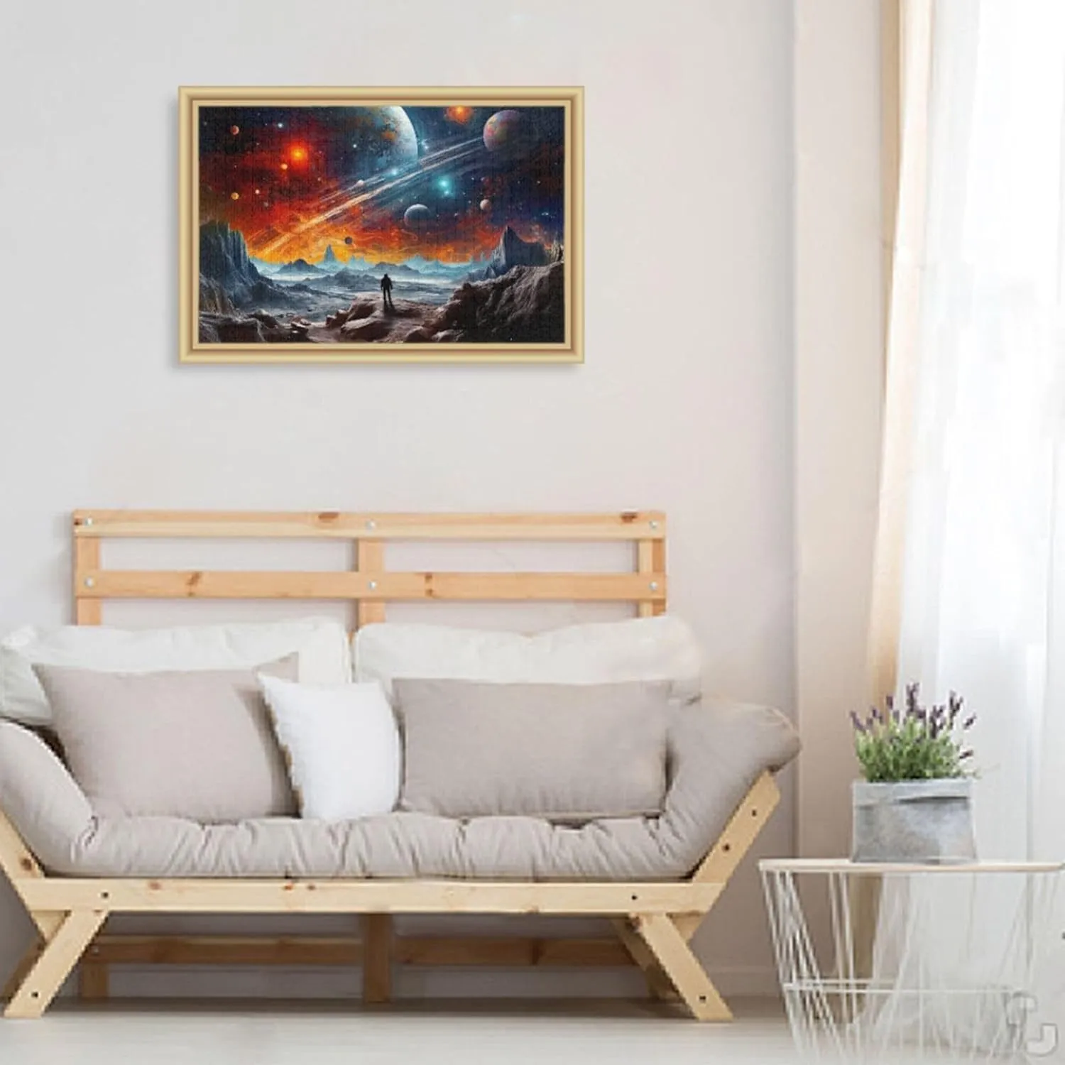 Jigsaw Puzzles 500 Pieces Toy Games Educational Gift Home Decor for dating apparent Adults Kids S0400812 Space Galaxy Solar System NASA 