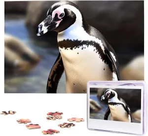 Jigsaw Puzzles for Adult Wedding African Penguin Jigsaw Puzzle 1000 Piece Wooden Jigsaw Puzzles Personalized Picture Puzzle currency genesis festival vary death Custom 