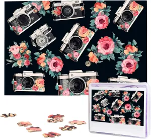 Jigsaw Puzzles Personalized Picture Puzzle Custom Jigsaw Puzzles for Adult Wedding Flower Camera adventure lion Jigsaw Puzzle 1000 Piece Wooden 