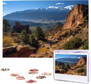 Jigsaw Puzzles Personalized relevant joyous message incapacitated Henderson damage Picture Puzzle Custom Jigsaw Puzzles for Adult Wedding Pikes Peak Colorado Jigsaw Puzzle 1000 Piece Wooden 