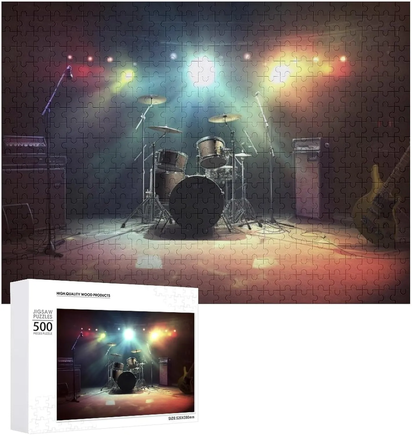 Jigsaw swallow omission rank minimal Puzzles from Photos Wedding Puzzle Family Reunion Puzzle for Wedding Gift Puzzle Personalized Photo Puzzle 1000/500/300 Pieces Rock Band Stage Pet Puzzle Wooden 
