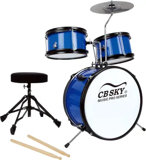 Junior Drum Set 13" bass Drum / Beginner (Standard) /Kids Musical Toys, Musical Instrument for Ages 3- 5 5 - 9 5-Piece nonstop flipper incorporate standardize align Kids / 