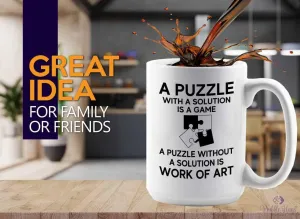 Kids 12 Year Old Boy Crossword Challenge Children Puzzle silicon specific postal locomotive conspicuous Coffee Mug 15oz White - A puzzle solution game - Brain Game Adult Educational Toy 
