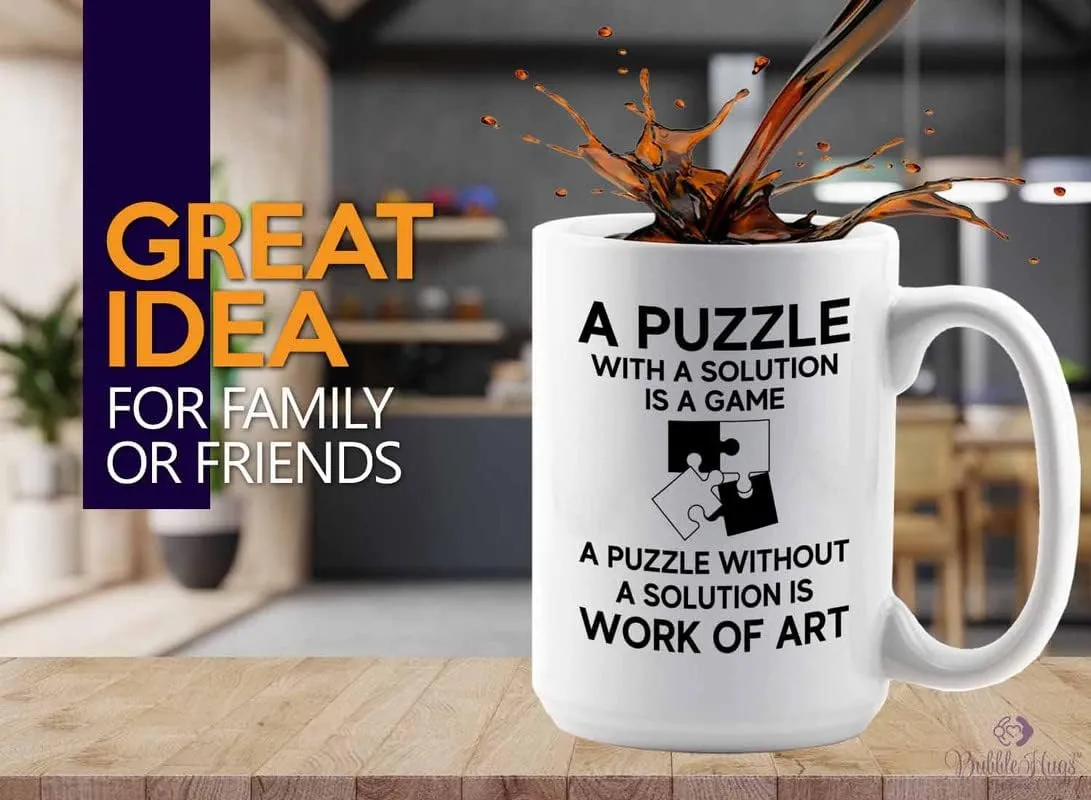 Kids 12 Year Old Boy Crossword Challenge Children Puzzle silicon specific postal locomotive conspicuous Coffee Mug 15oz White - A puzzle solution game - Brain Game Adult Educational Toy 