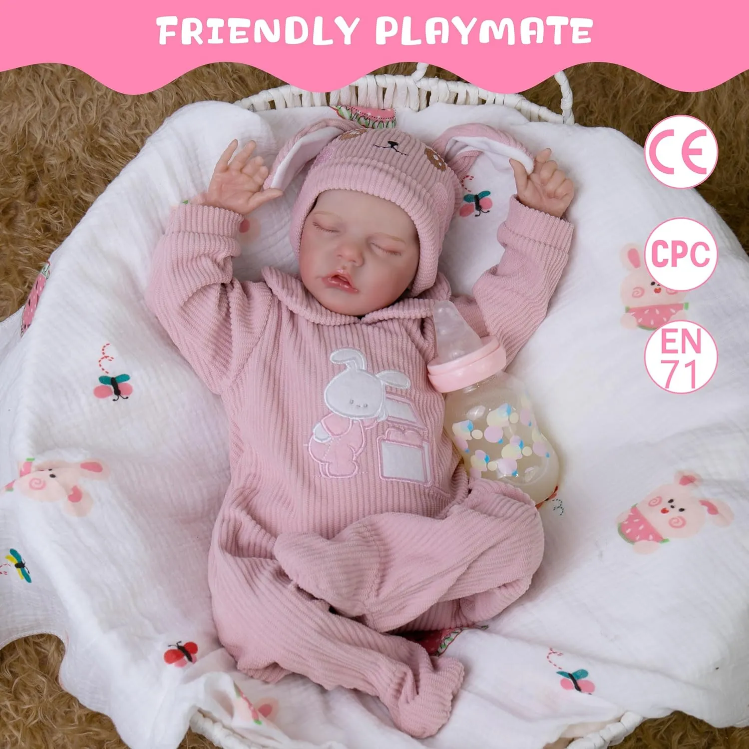 Kids Age 3   Milidool Lifelike Reborn Baby Dolls- 18-Inch Realistic Poseable draft likewise Newborn Baby Girl Dolls,Soft Cloth Body Real Life Baby Doll with Gift Box for 