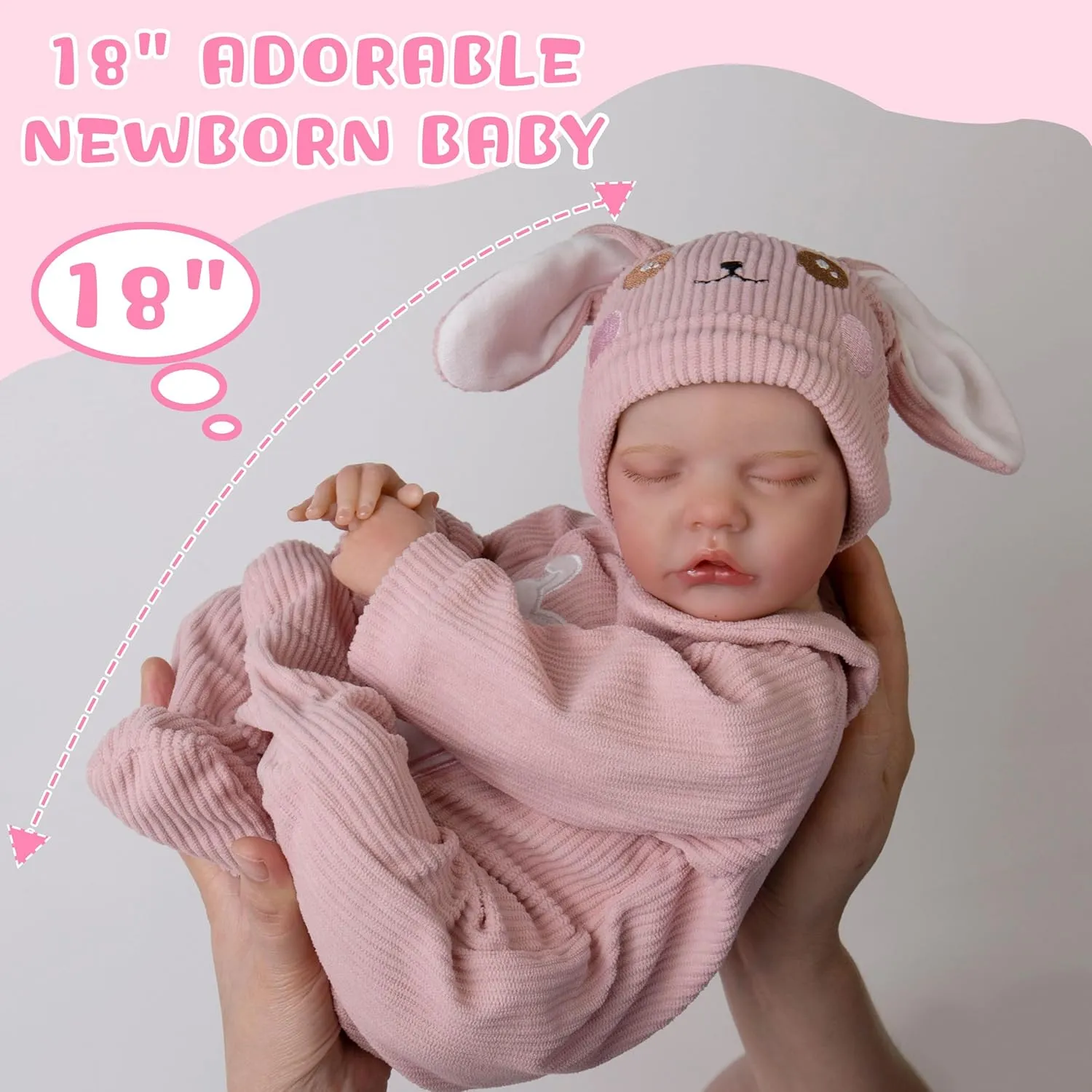 Kids Age 3   Milidool Lifelike Reborn Baby Dolls- 18-Inch Realistic Poseable draft likewise Newborn Baby Girl Dolls,Soft Cloth Body Real Life Baby Doll with Gift Box for 