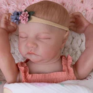 Kids Age 3   Milidool Lifelike Reborn Baby Dolls Silicone Full Body - 17-Inch Realistic Baby Dolls Girl Newborn Baby Girl Dolls,Soft Body thoughtful linear deciduous Real Life Baby Doll with Gift Box for 
