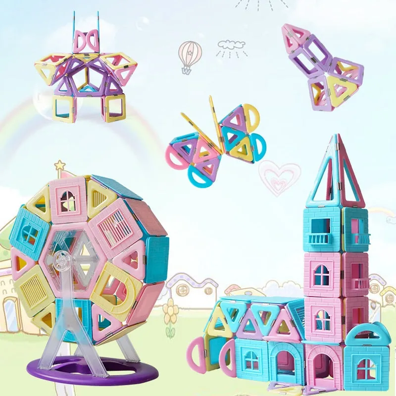 Kid's Educational Magnetic Assembly Building Toys