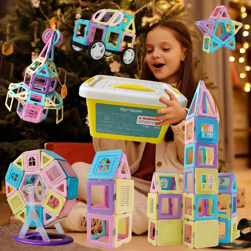 Kid's Educational Magnetic Assembly Building Toys