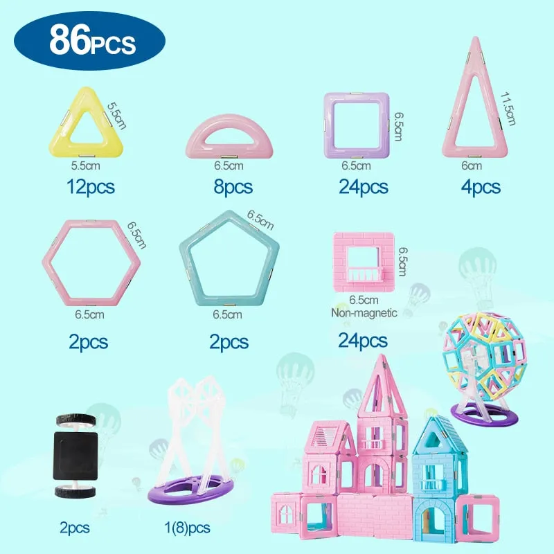 Kid's Educational Magnetic Assembly Building Toys