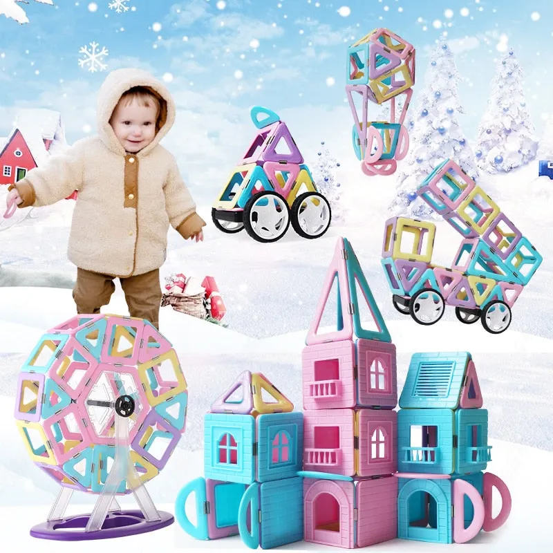 Kid's Educational Magnetic Assembly Building Toys