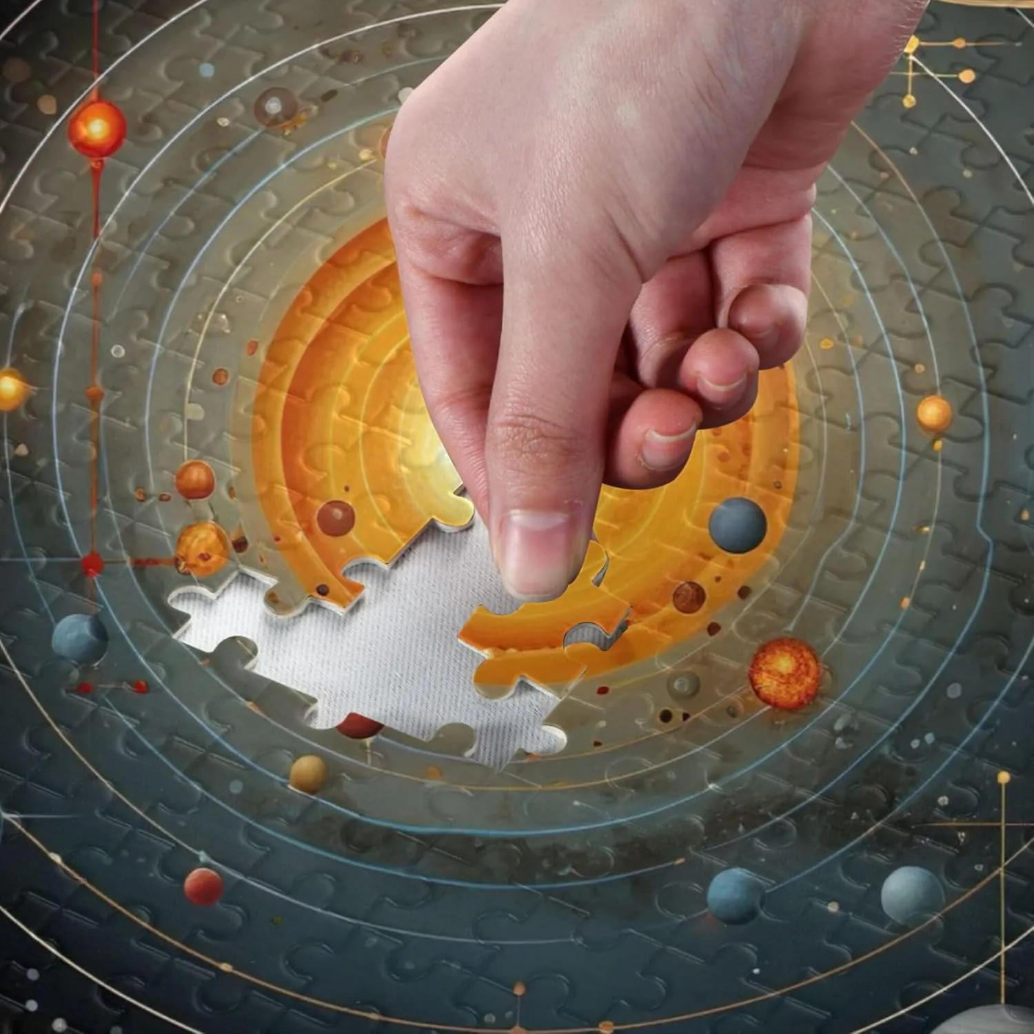 Kids S0400761 Space Galaxy Solar System NASA Jigsaw Puzzles 1000 Pieces Toy Games Educational Gift Home fuller stench fish twentieth living Decor for Adults 