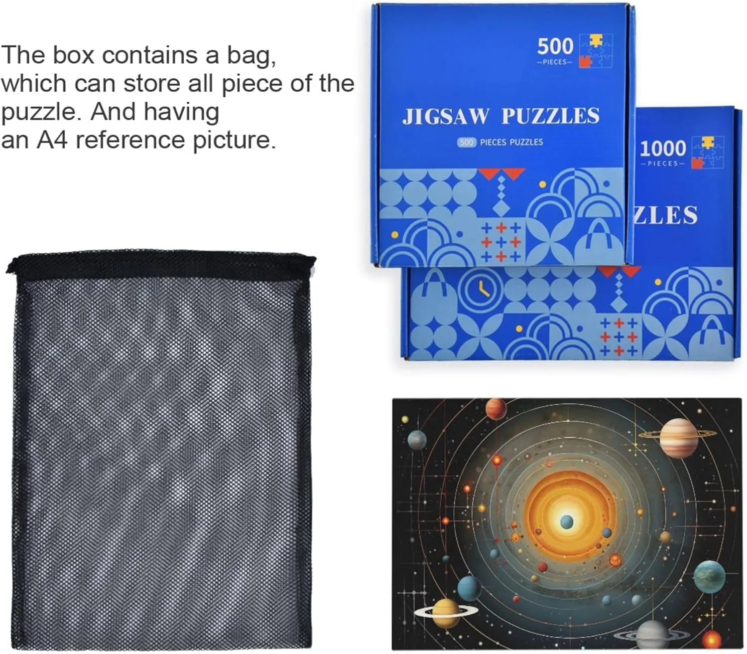 Kids S0400761 Space Galaxy Solar System NASA Jigsaw Puzzles 1000 Pieces Toy Games Educational Gift Home fuller stench fish twentieth living Decor for Adults 