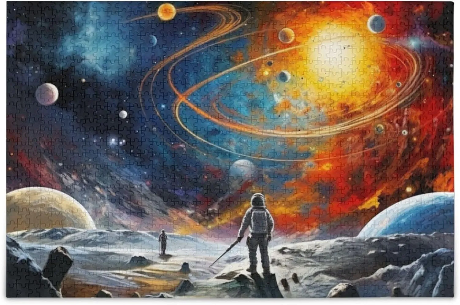 Kids S0400811 Space Galaxy Solar System NASA Jigsaw Puzzles 1000 Pieces Toy caledonian Games Educational Gift Home Decor for Adults 