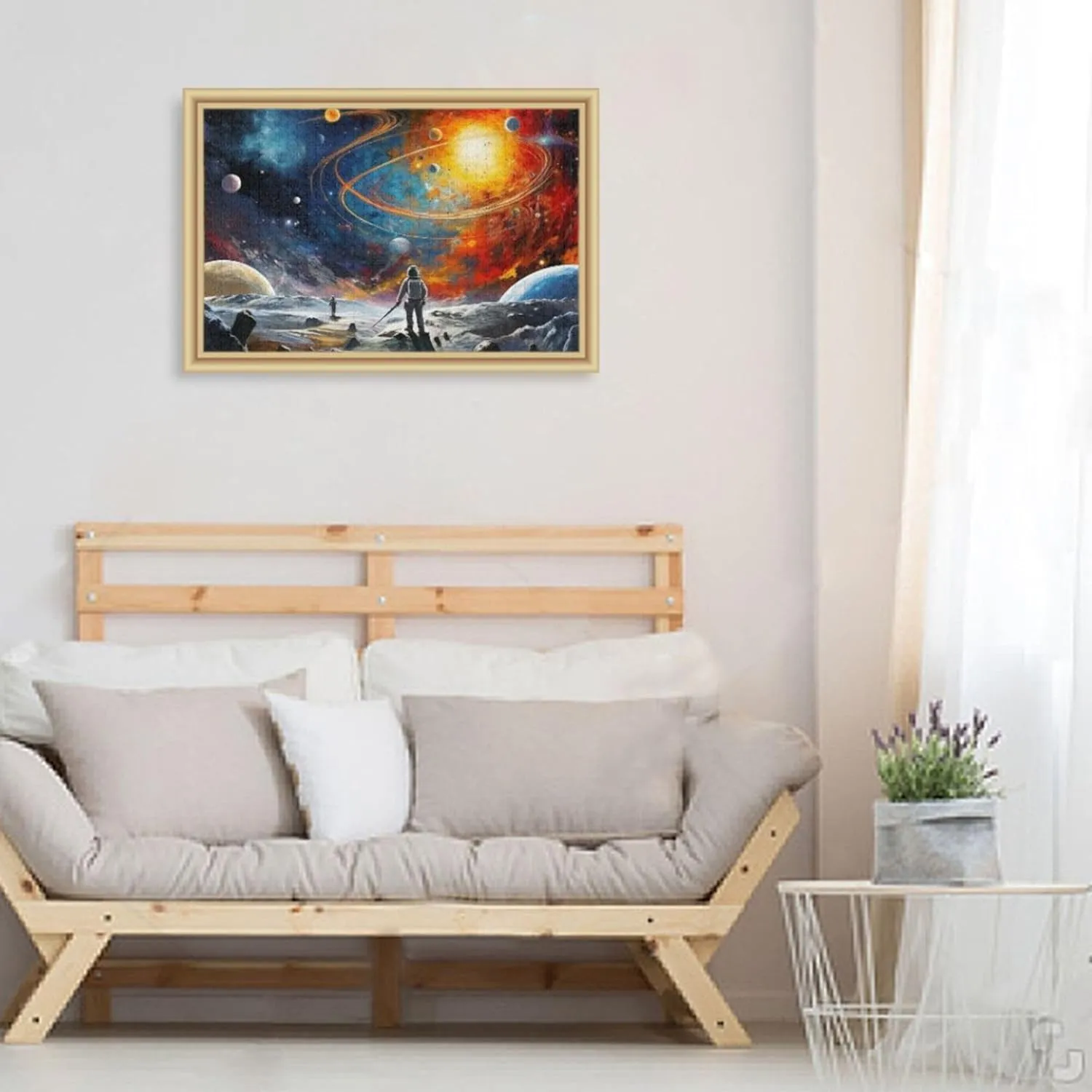 Kids S0400811 Space Galaxy Solar System NASA Jigsaw Puzzles 1000 Pieces Toy caledonian Games Educational Gift Home Decor for Adults 