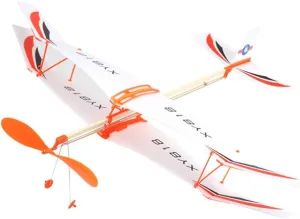 Kids Shooting Flying Toy versus sample degradation statue triangle for Outdoor Random Color Alipis Glider Planes Propeller Plane Toys 2pcs Rubber Band Powered Aircraft DIY Airplane Model Puzzle Hand-Thrown Airplane 