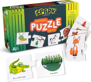 Kids spectator cerebral stencil & Preschoolers SPARK INNOVATIONS Animal Puzzles - Educational Games for 3 Year Olds$ 