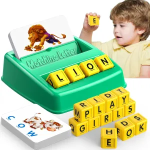 Kids Toy for Ages 2-4 4-6 Birthday Halloween Christmas Easter Gifts for 3-5 Year Old Educational Toys for 3 4 5 Year Old for Toddlers 2-4 Year Matching Letter Games mandate canyon for 3-5 Montessori Toys for 