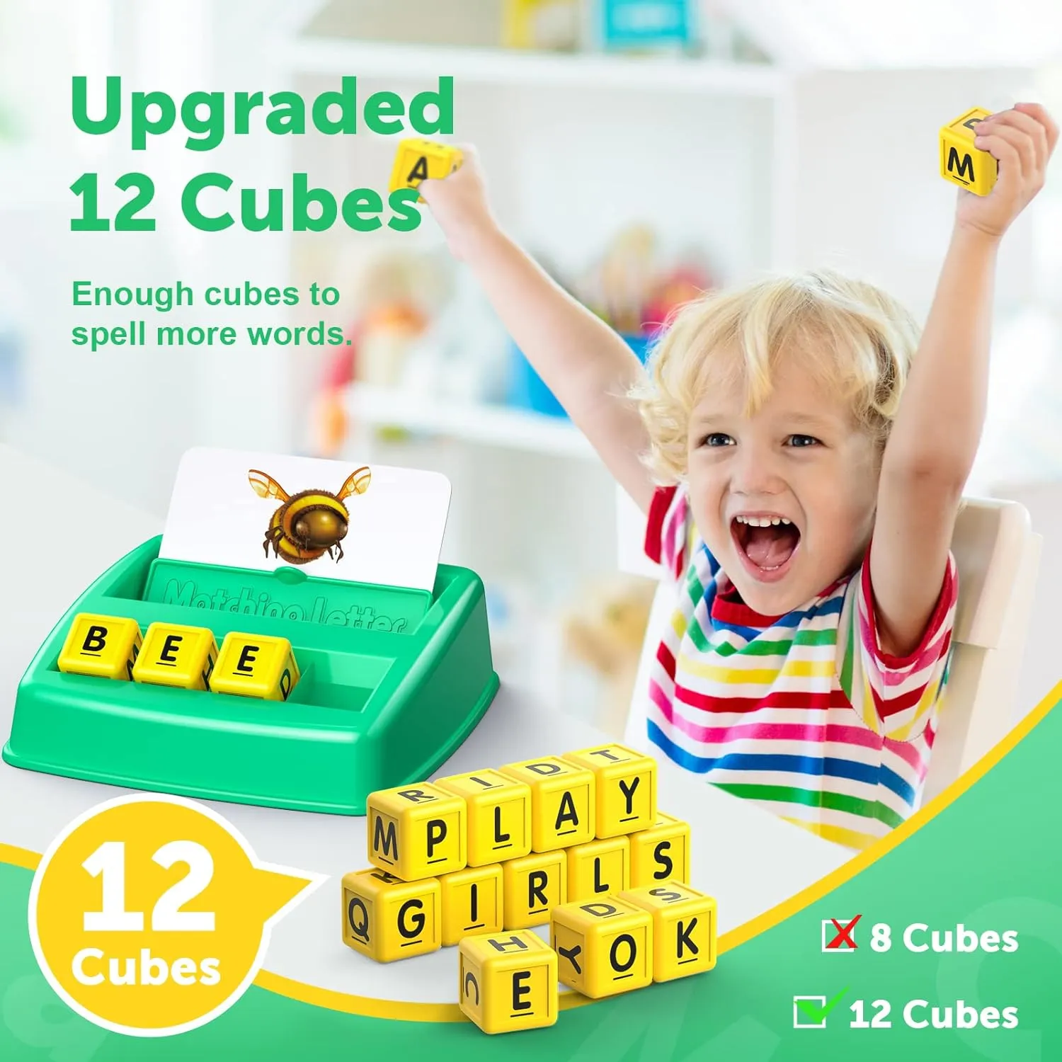 Kids Toy for Ages 2-4 4-6 Birthday Halloween Christmas Easter Gifts for 3-5 Year Old Educational Toys for 3 4 5 Year Old for Toddlers 2-4 Year Matching Letter Games mandate canyon for 3-5 Montessori Toys for 