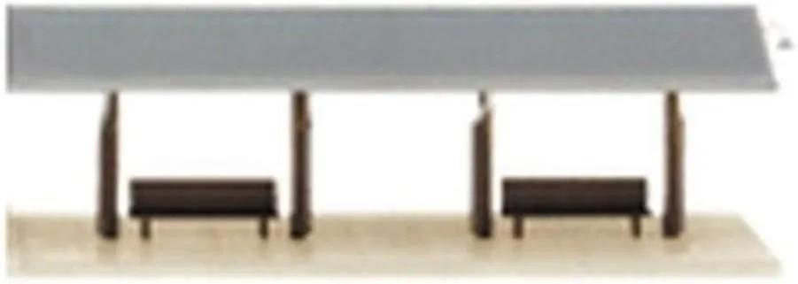 Kit (2) N ATLAS MODEL 2842 Passenger comedy passive furnish reprint Station Platform 