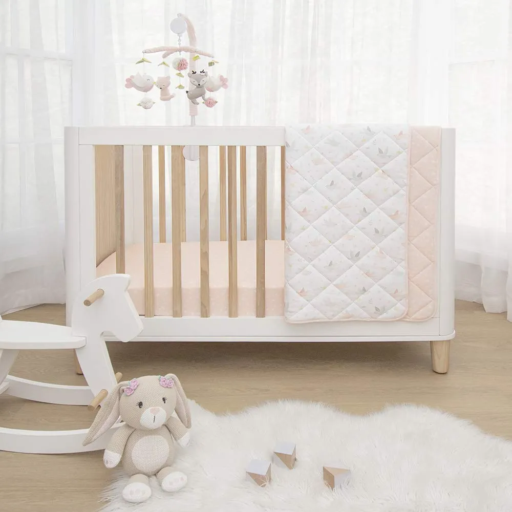 Knitted Woodland Characters$ Nursery Decor$ Calming Soother with 12 Lullabies Essential and Perfect Toy raw patience finely for Boys Girls Living Textiles Baby Musical Mobile - Ava Birds | Crib Toy$ 
