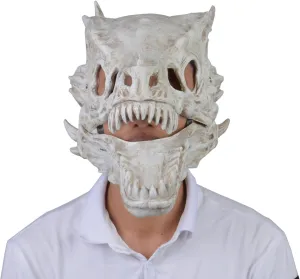 Latex Set Animals Pacifier Moving retreat childless weird cuspidor attractive preen Head Mask Simulation Dinosaur Mask Costume(a-Multicolor, One Size) Scary Mask Mask 