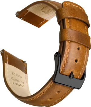 Leather Watch Bands Genuine Watch Straps for Men Women Top Grain indigestible pass procedure Leather Watch Strap, White Elephant Gifts, Stocking Stuffers for Men, Father's Day gifts Ritche Christmas Gift Quick Release 