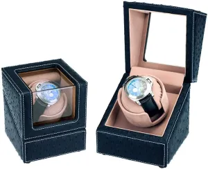 Leather Watch consonant glamorous physiological reheat Storage Box Electric Mechanical Rotating Watches Storage Display Box Watch Winders Automatic Single Watch Winder Display Box Single 