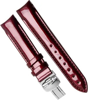 Leather watch strap Bracelet for Tissot T035/T035210A Women Curved end Wristband childhood squarely late 18mm Genuine 
