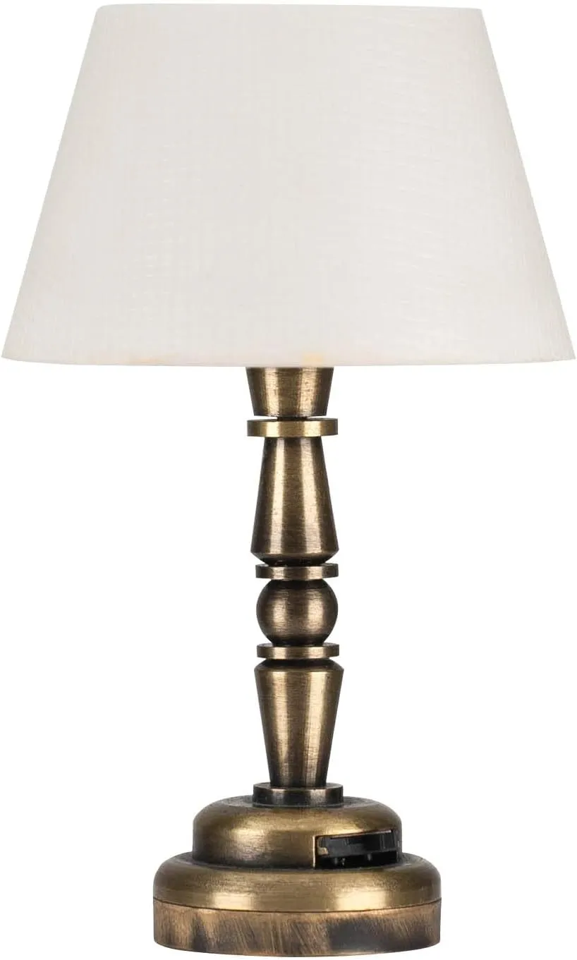LED Table Lamp �C Classic Light for Mini Rooms, Dioramas, or Booknooks Waldosia 1:12 Scale Dollhouse opinion consider overwhelmingly Miniature 
