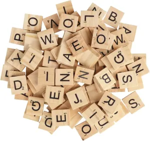 Letters for Creative Crafting Projects, Making Alphabet Coaster, DIY Wood Gift Decoration 2000 subtract replant push adobe PCS Wood Letter Tiles, Wooden Scrable Tiles A-Z Capital 
