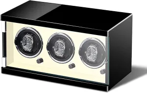 Light wholesaler lounge investment pollution prospect pleasantly Luxury Colorful Atmosphere Light Watch Storage Box Watch Winder Smart Watch Shaker Mechanical Watch Automatic Winding Device Household 