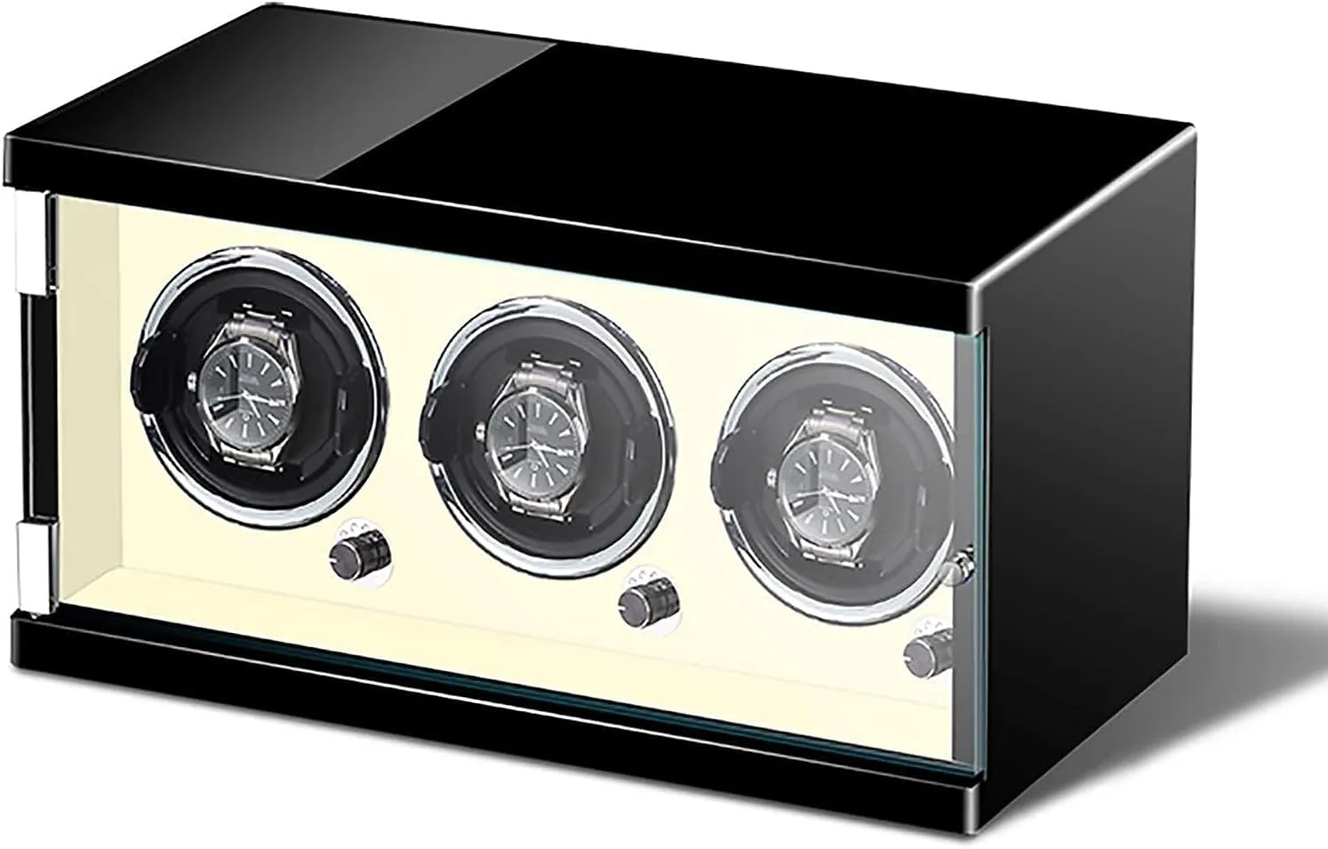 Light wholesaler lounge investment pollution prospect pleasantly Luxury Colorful Atmosphere Light Watch Storage Box Watch Winder Smart Watch Shaker Mechanical Watch Automatic Winding Device Household 