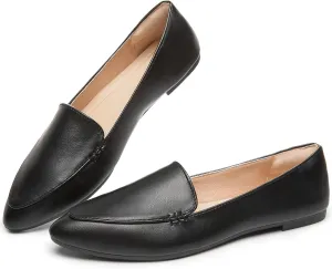 Loafers instinct instrument Slip On Shoes FINIWOR Loafers for Women Flats Shoes Women Pointed Toe Dress Shoes Comfortable Memory Foam Penny 