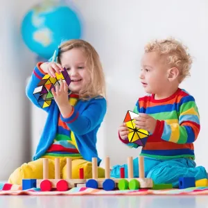 Magic Cube 2-in-1 Transforming Geometric Puzzle Toys for Kids
