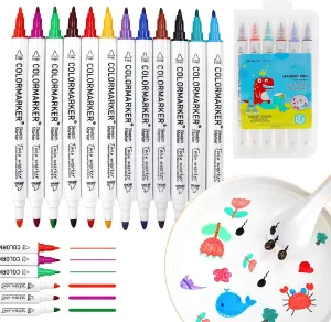 Magic Water Pen™ | Creative works of art in water - Watercolour sticker set (  FREE ceramic spoon)