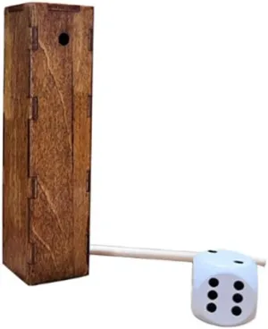 Magician Close Up Illusions Metalism Classic Toys Dice Number Prediction Magia ZQION Houdini Dice Wood count Magic Tricks Gimmick Prop 