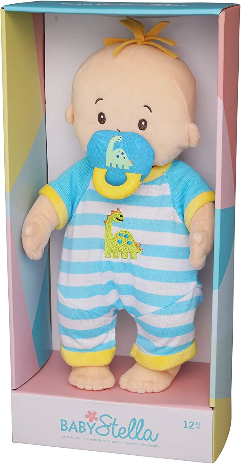 Manhattan Toy Co Baby Stella Peach Fella Doll with Blonde Hair