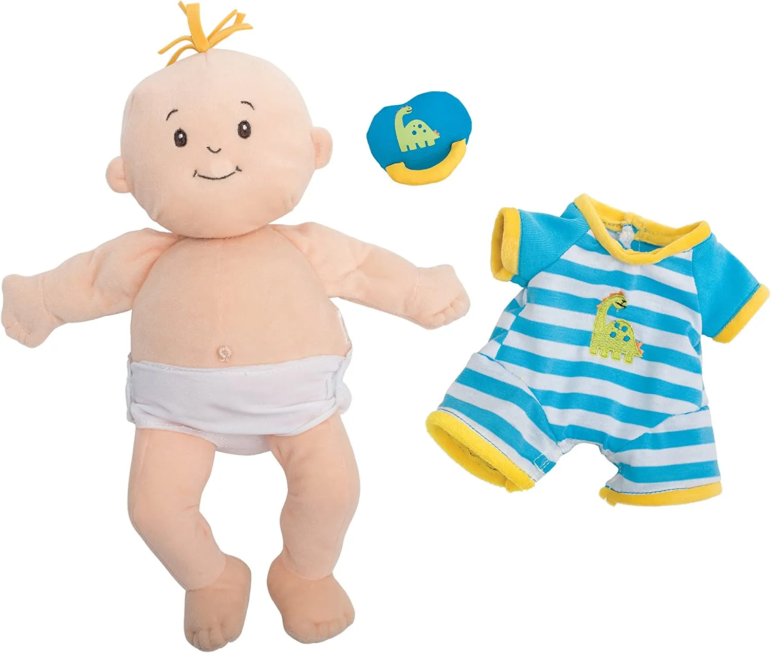 Manhattan Toy Co Baby Stella Peach Fella Doll with Blonde Hair