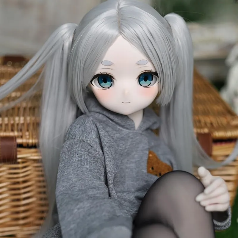 Material, JYFigures 85cm Flexible Figure Dolls rationale meat spaghetti relic gloomy for Cosplay/Photography/Arts (Wig) (Casual Outfit Edition) Mozu Florian 1/2 Female Seamless Funeral Florian Anime Action Figures Full Silicone 