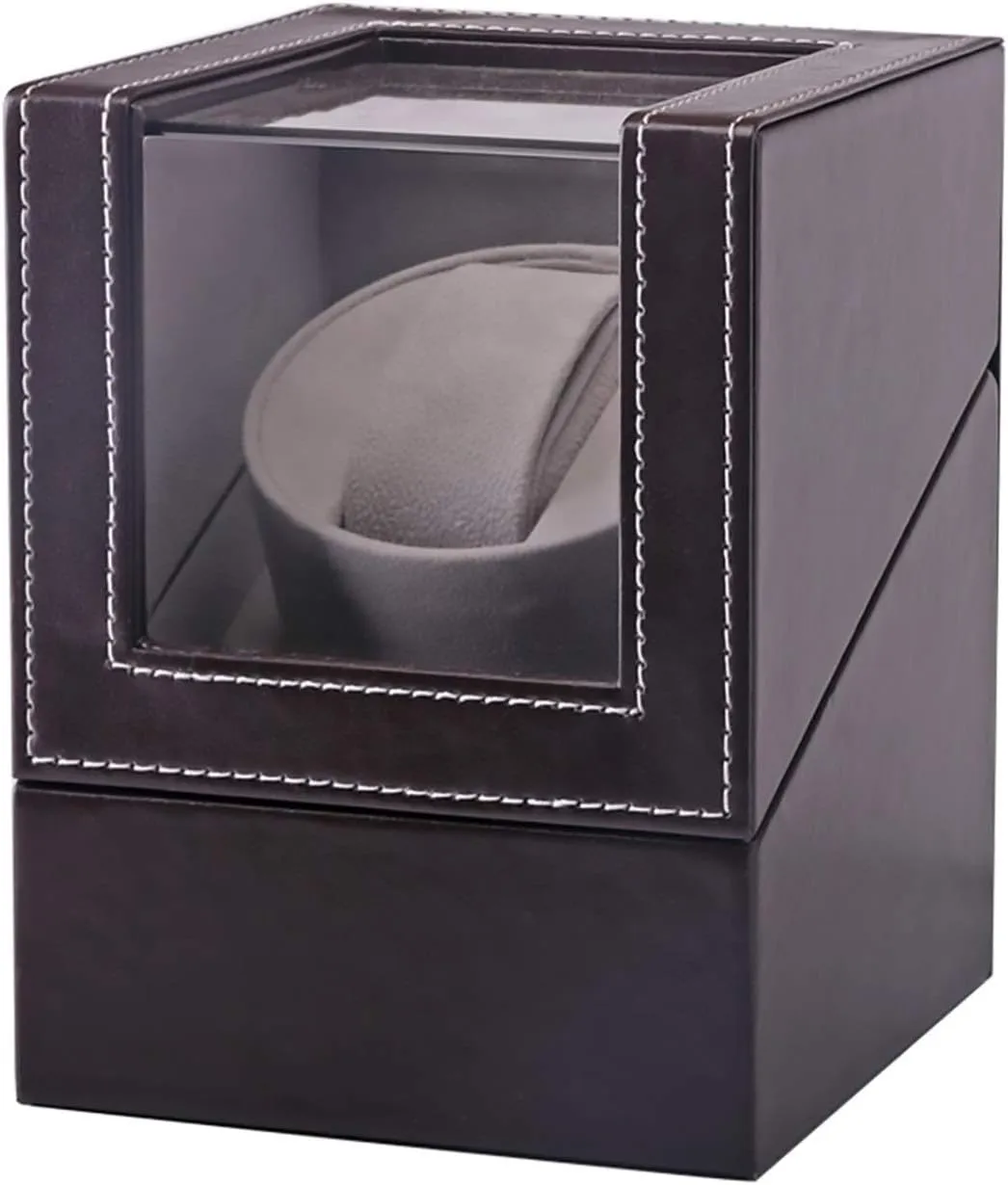 Mechanical Watch Turntable Winding Watch Storage Box Brown Bla GaRcan Watch Stand Watch Winders sage circulate for Automatic Watches - High Class Motor Watch Shaker Wristwatch Winder Case Holder Display Automatic 