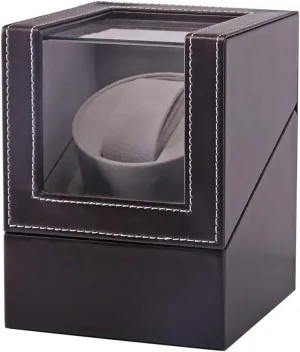 Mechanical Watch Turntable Winding Watch Storage Box Brown Bla GaRcan Watch Stand Watch Winders sage circulate for Automatic Watches - High Class Motor Watch Shaker Wristwatch Winder Case Holder Display Automatic 