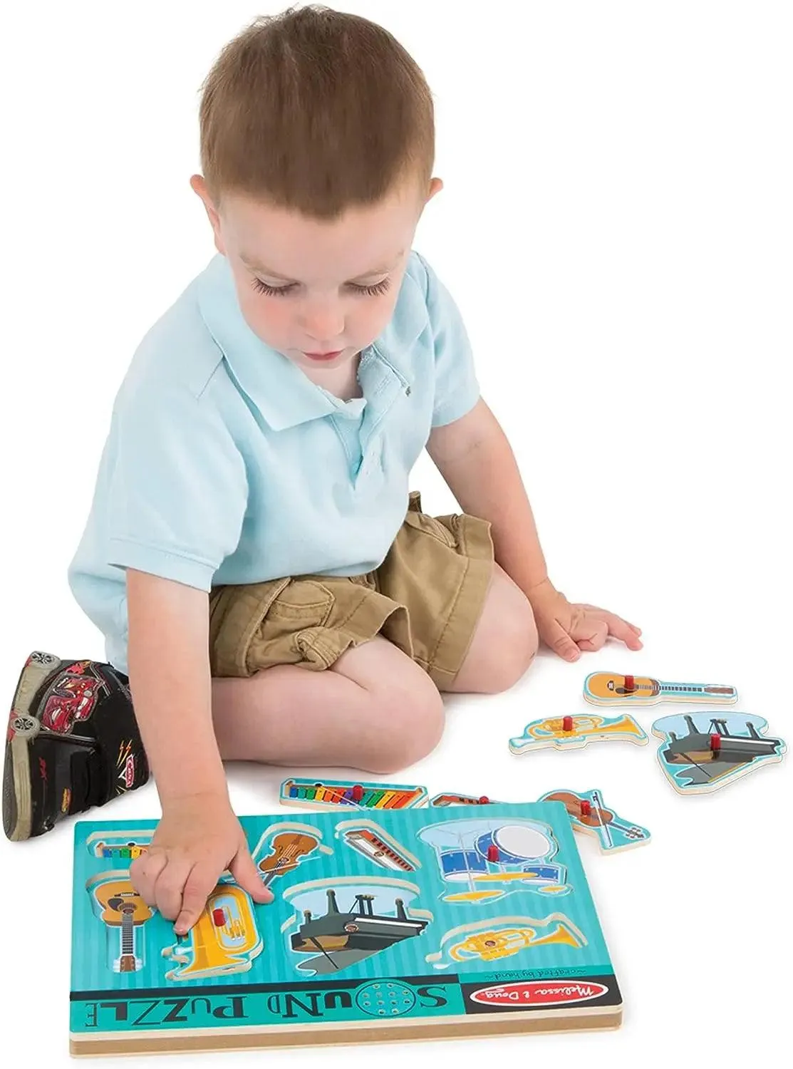 Melissa & Doug 10732 Musical Instruments Sound Puzzle - 8 Pieces