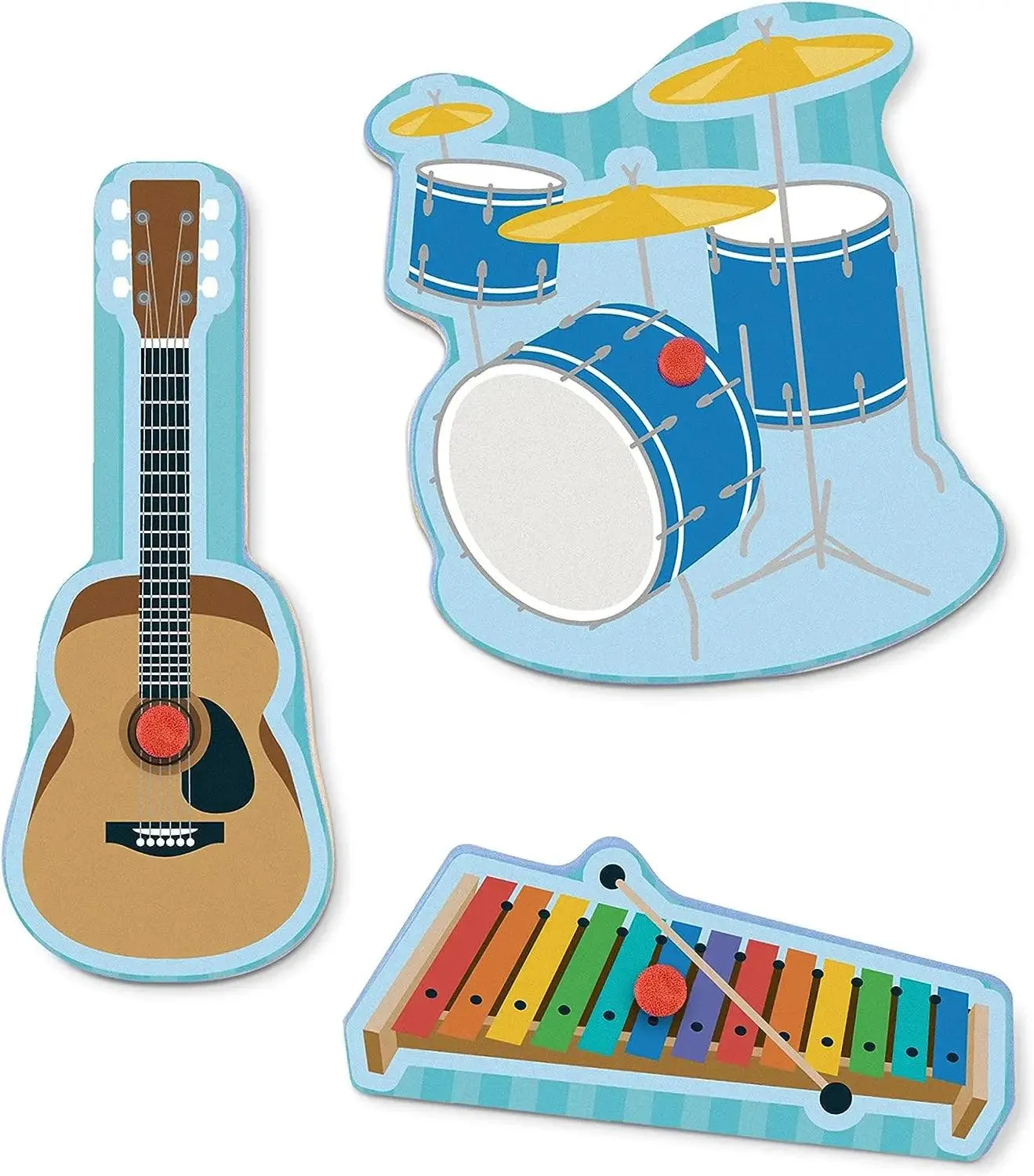 Melissa & Doug 10732 Musical Instruments Sound Puzzle - 8 Pieces