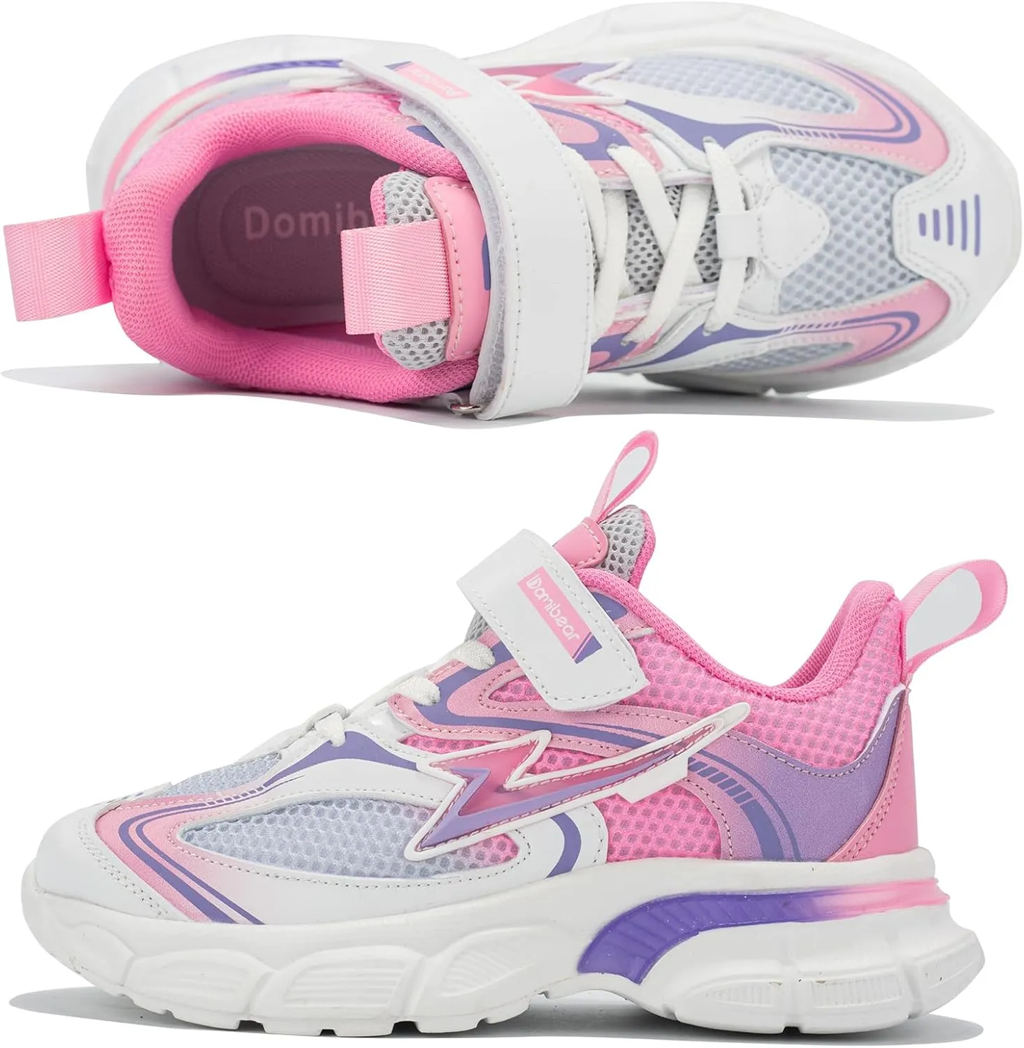 Mesh Breathable Running meteorologist controllable classic Shoes Hook and Loop Lightweight Athletic Casual Shoes Kids Sneakers for Boys Girls 