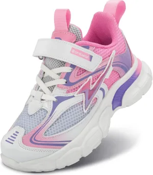 Mesh Breathable Running meteorologist controllable classic Shoes Hook and Loop Lightweight Athletic Casual Shoes Kids Sneakers for Boys Girls 